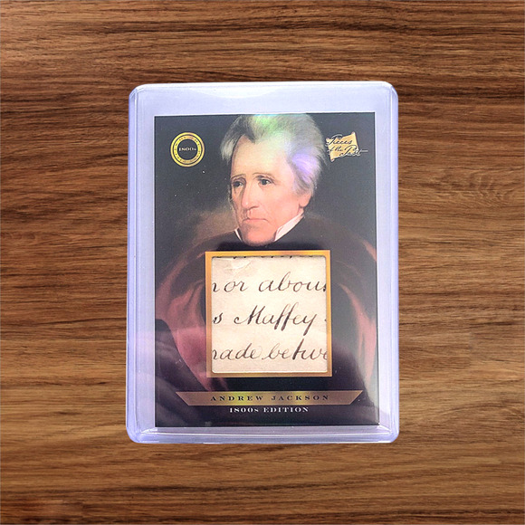 Authentic President Andrew Jackson Handwriting Relic Piece of History - Picture 1 of 4